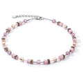 Coeur De Lion Ladies GeoCUBE Lilac Necklace