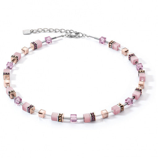 Coeur De Lion Ladies GeoCUBE Lilac Necklace