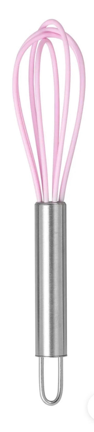 Tala Whisk Mini Stainless Steel with Silicone Head Pink