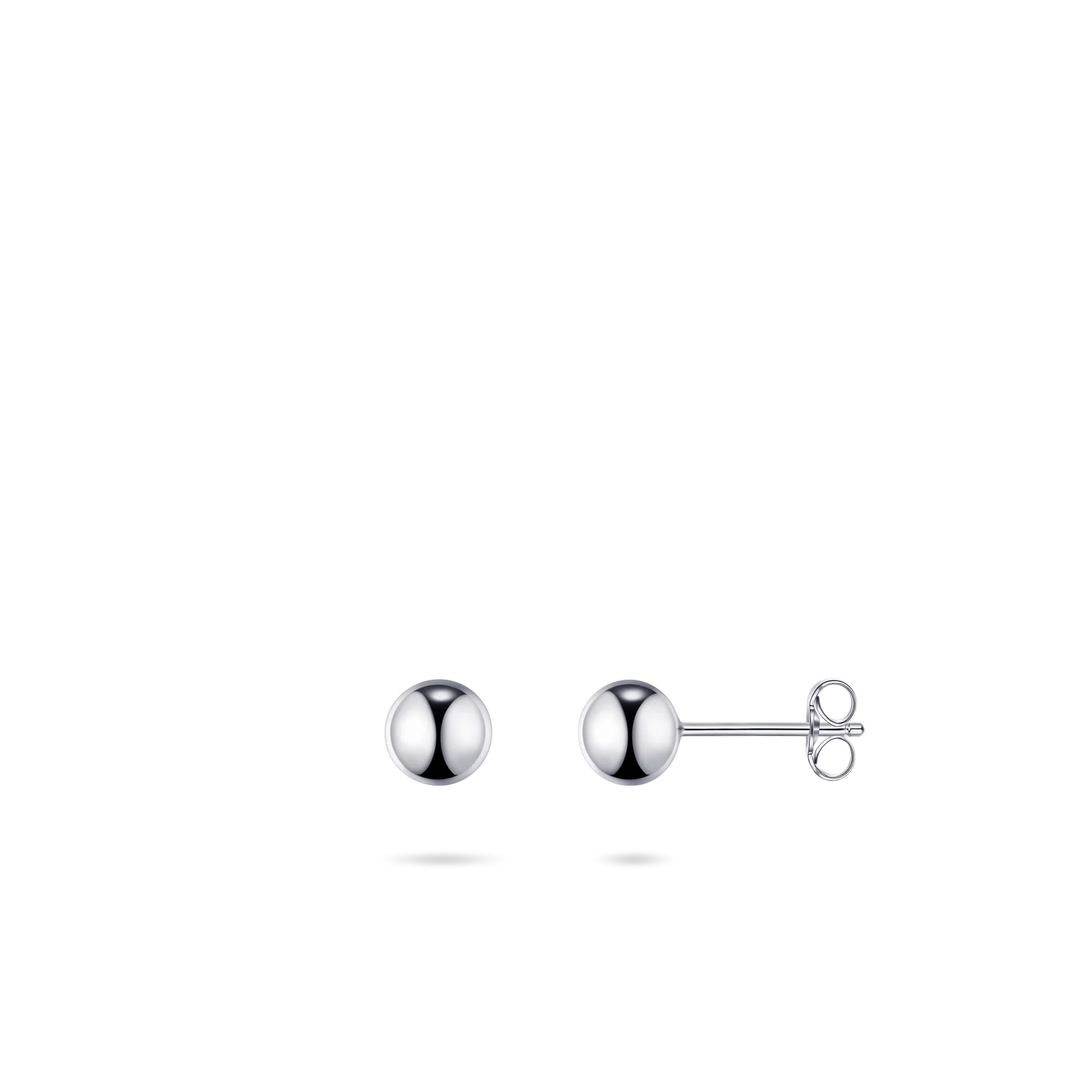 Gisser 5mm Sterling Silver Bead Stud Earrings