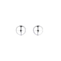 Gisser 6mm Sterling Silver Bead Stud Earrings
