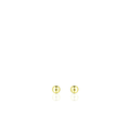Gisser 3mm 18K Gold Plated Bead Stud Earrings