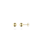 Gisser 5mm 18K Gold Plated Bead Stud Earrings