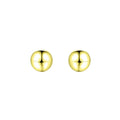 Gisser 6mm 18K Gold Plated Bead Stud Earrings