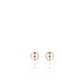 Gisser 5mm Rose Gold Bead Stud Earrings