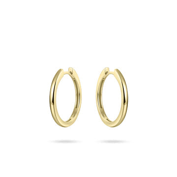 Gisser 22mm Gold Plated Hoop Earrings
