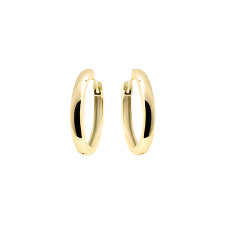 Gisser 22mm Gold Plated Hoop Earrings