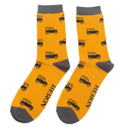 Mr Heron Off Roading Socks Mustard