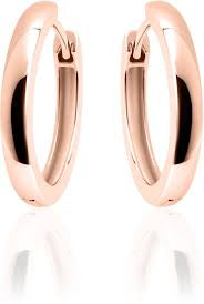 Gisser 20mm Rose Gold Plated Hoop Earrings