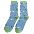 Mr Sparrow Golf Pattern Socks Denim