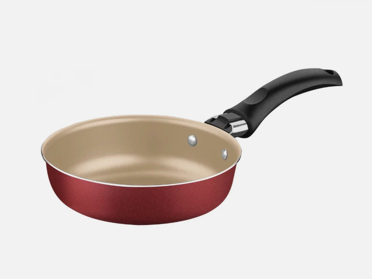 Tramontina Turim Aluminium Fry Pan 13cm: Red