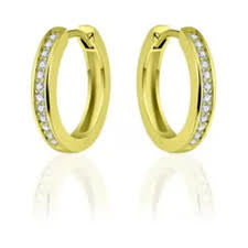 Gisser 20mm Gold Plated Hoop Earrings