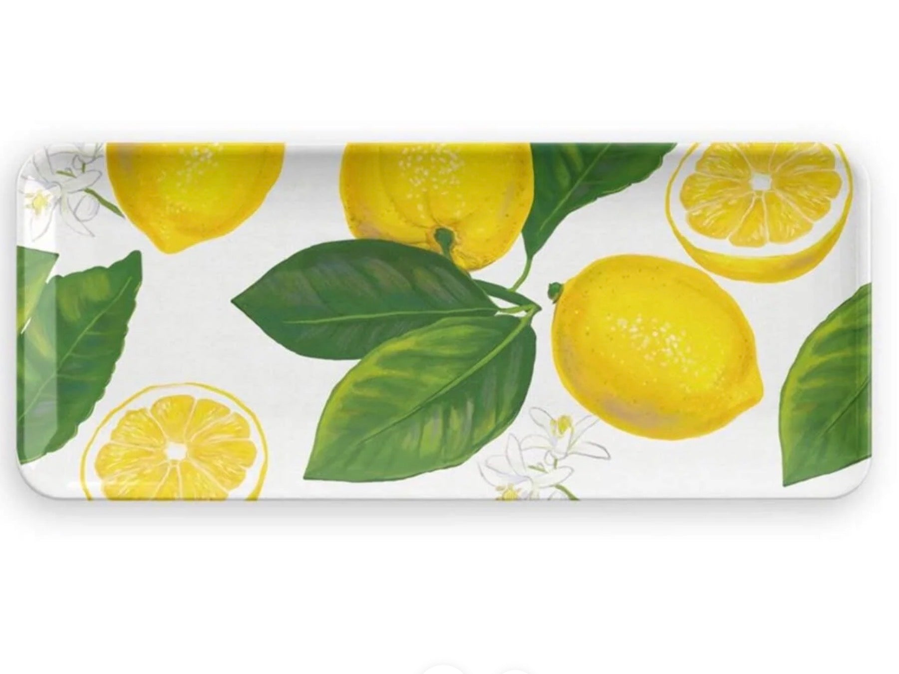 Eddingtons Lemon Fresh Melamine Rectangle Platter 44cm