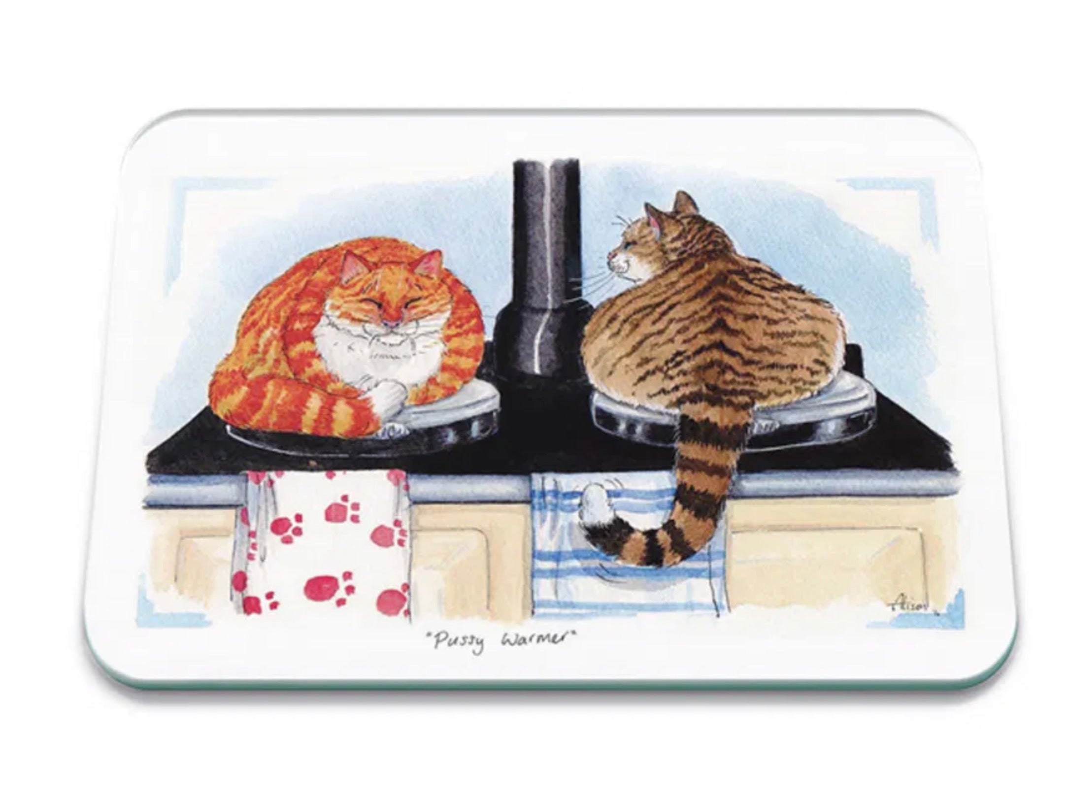 Stow Green Pussy Warmer Medium Worktop Protector