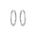 Gisser 22mm Sterling Silver Hoop Earrings