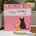 Alex Clark Cat And Cake Birthday Card