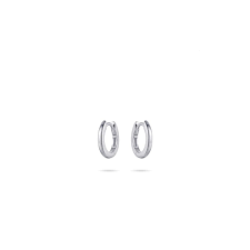 Gisser 13.5mm Sterling Silver Hoop Earrings