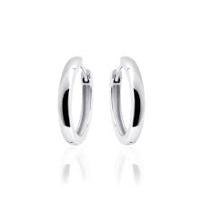 Gisser 22mm Sterling Silver Hoop Earrings