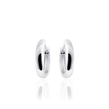 Gisser 18mm Sterling Silver Hoop Earrings