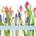 Alex Clark Spring Flowers Coaster
