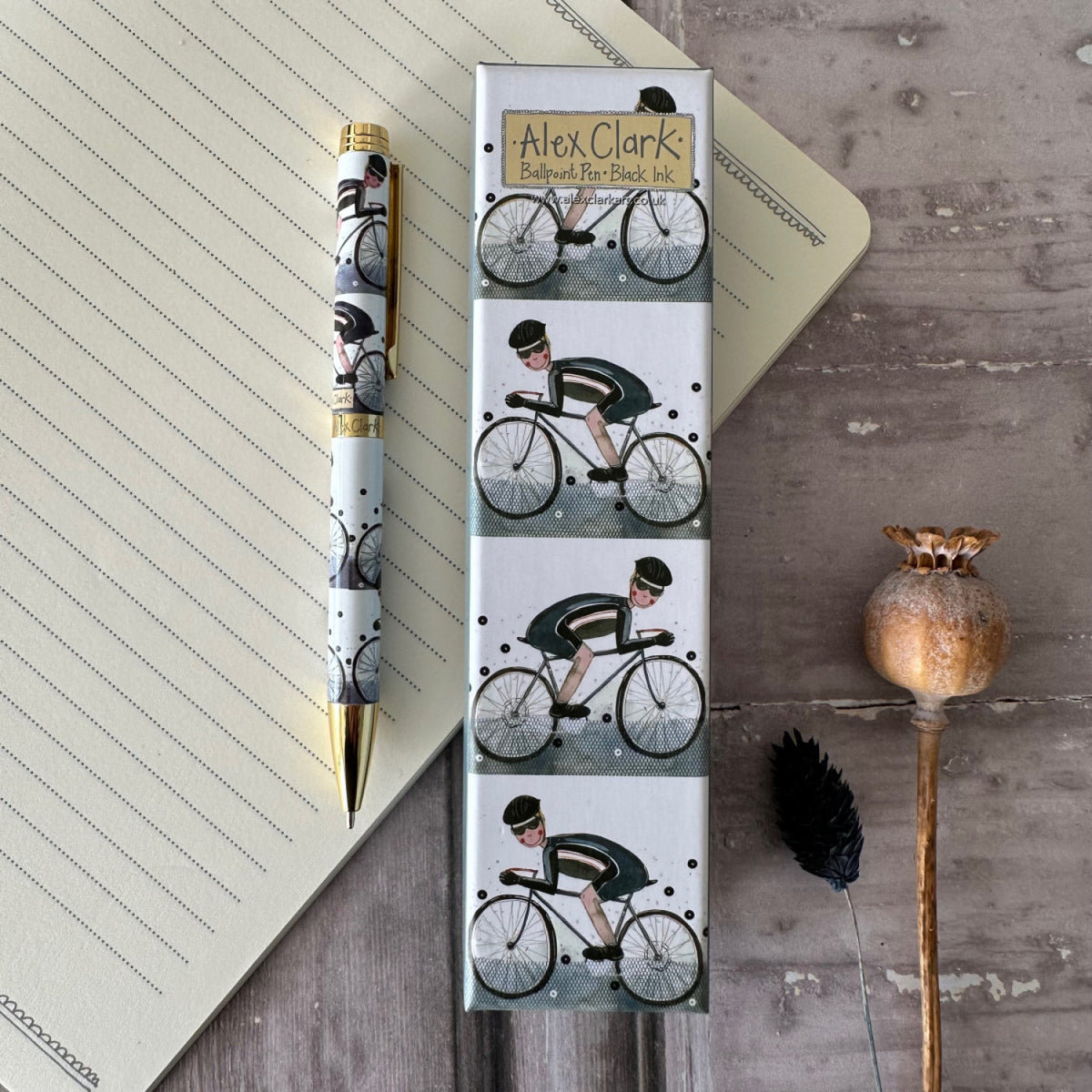 Alex Clark Cyclist Ballpoint Pen