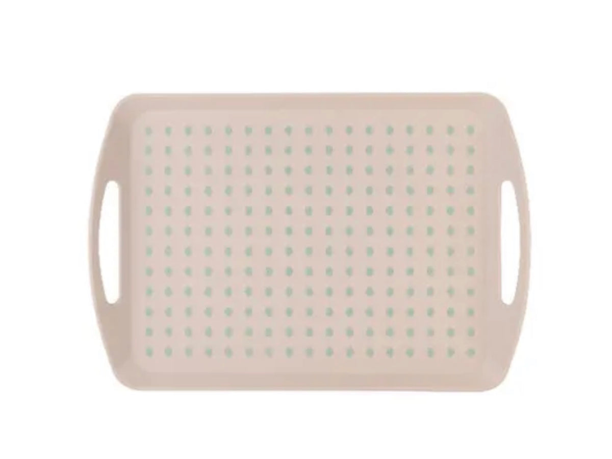 Fusion Twist Non-Slip Tray Grey