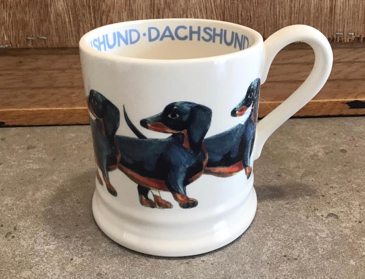 Emma Bridgewater Dachshund Sausage Dog Half Pint Mug
