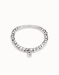 Uno De 50 Travesia Sterling Silver Plated Bracelet With Tubular Piece