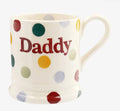 Emma Bridgewater Polka Dot Daddy 1/2 Pint Mug