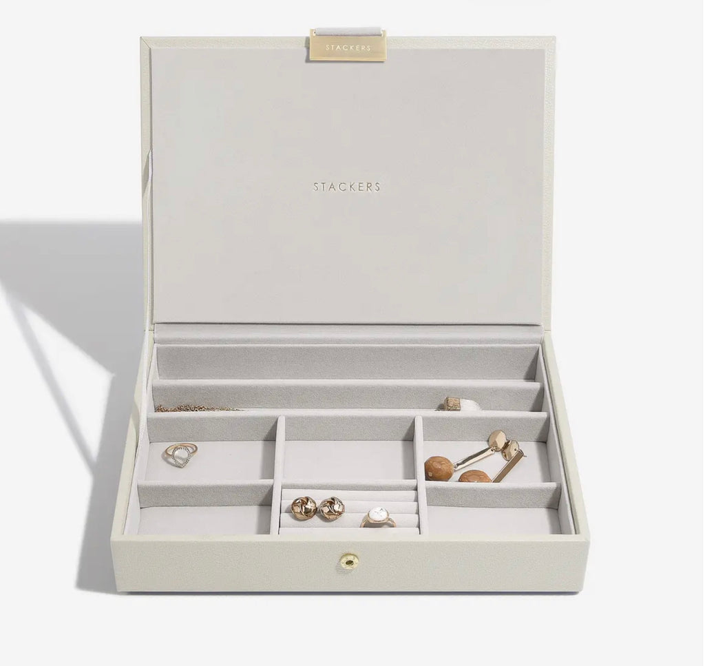Stackers Oatmeal Classic Jewellery Box Lid