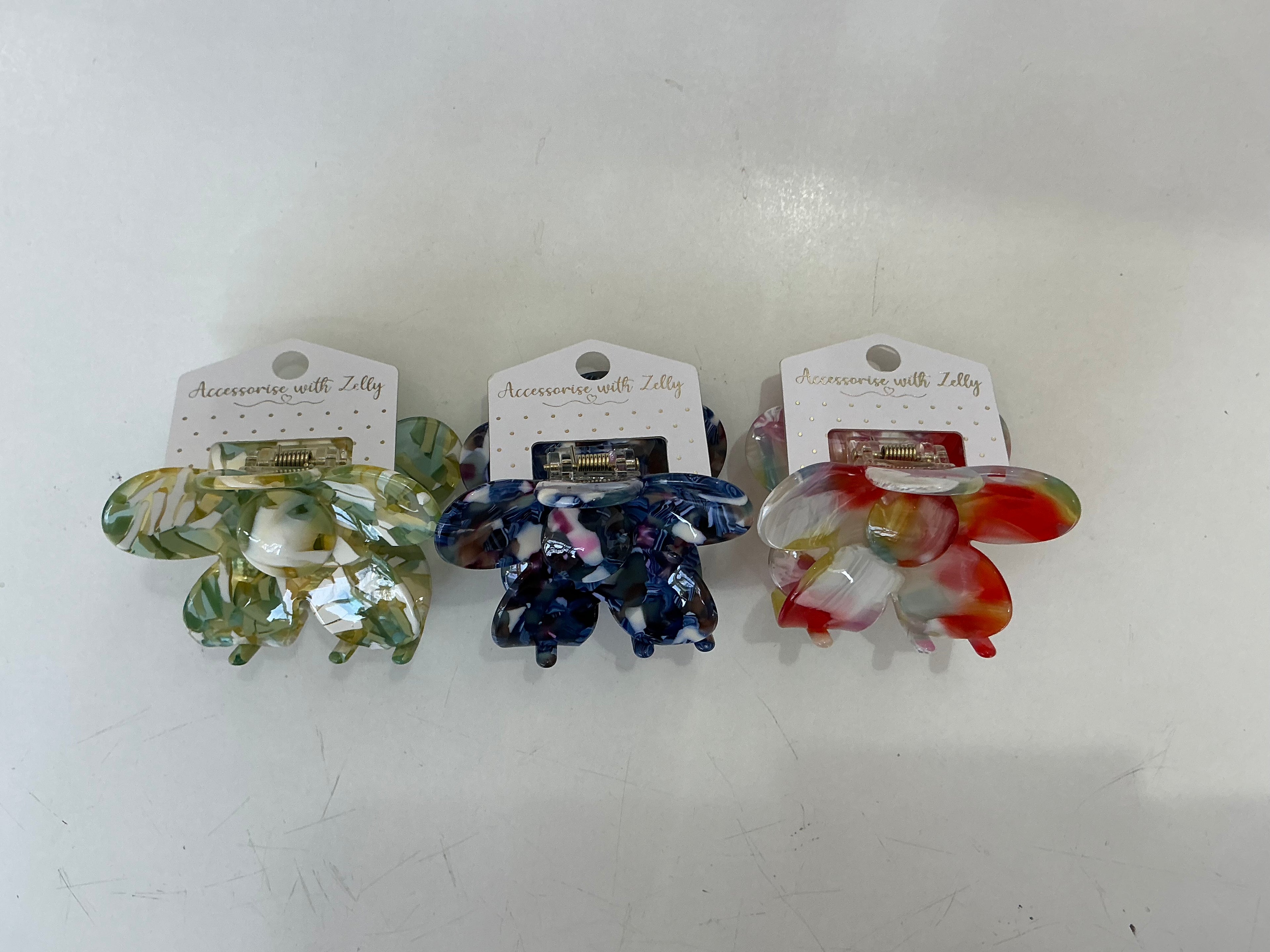 Zelly Floral Medium Hair Claw