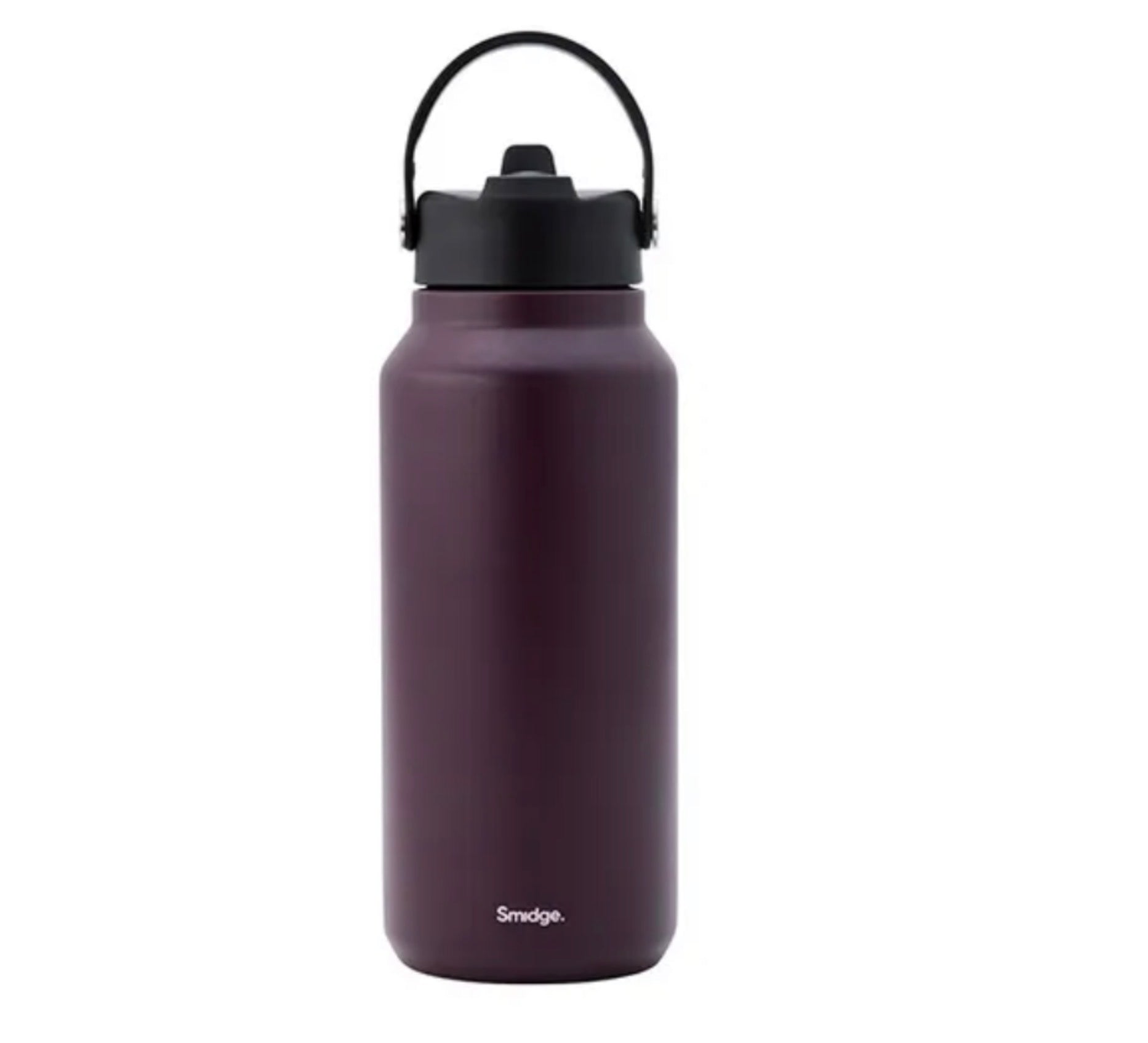 Smidge 900ml Flip Straw Bottle Autumn Berry