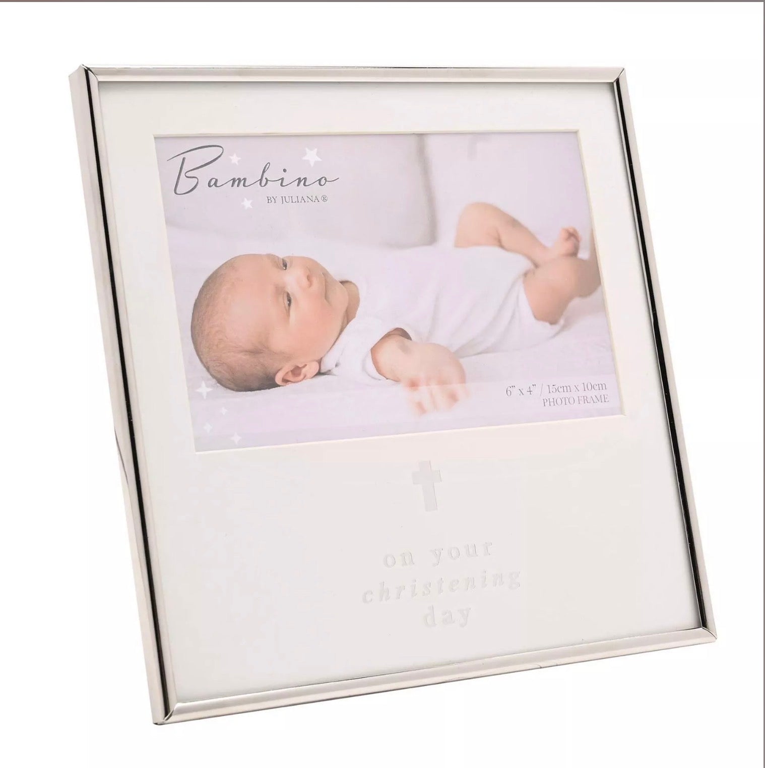 Bambino Silver Frame 6”x4” Christening