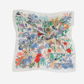 Loxley Lane Satin Neck Tie Wild Flowers Cream