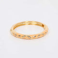 Loxley Lane Bangle Hinged Enamel Detail Taupe