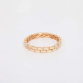 Loxley Lane Elasticated Enamel Tile Bracelet Ivory