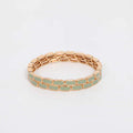 Loxley Lane Elasticated Enamel Tile Bracelet Sage
