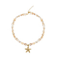 Loxley Lane Handmade Shell Starfish Necklace Natural