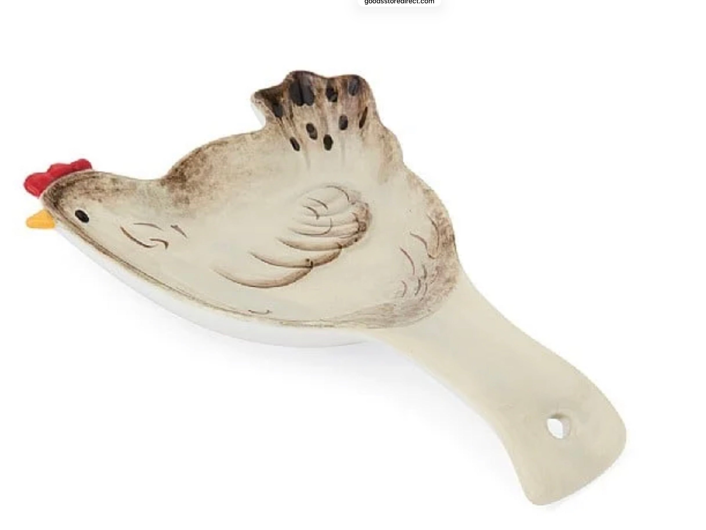 Cooksmart Hen House Lane Ceramic Spoon Rest Large