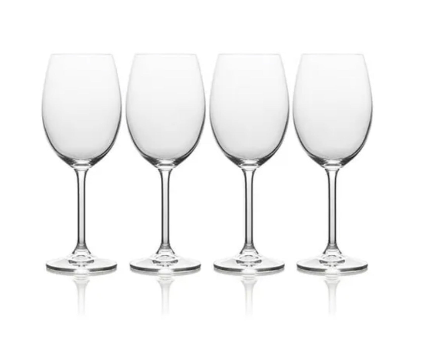 Mikasa Julie Set Of 4 White Wine Glasses