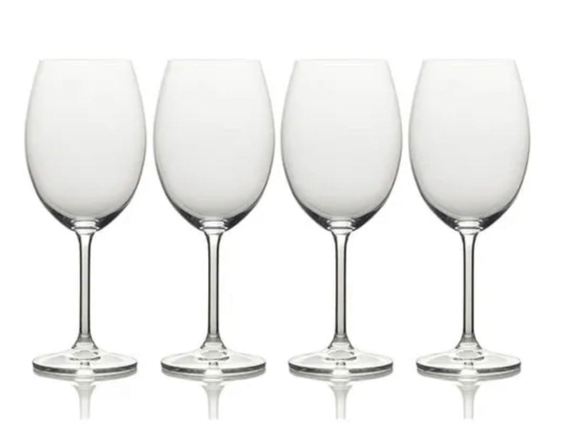 Mikasa Julie Set Of 4 Red Wine Glasses