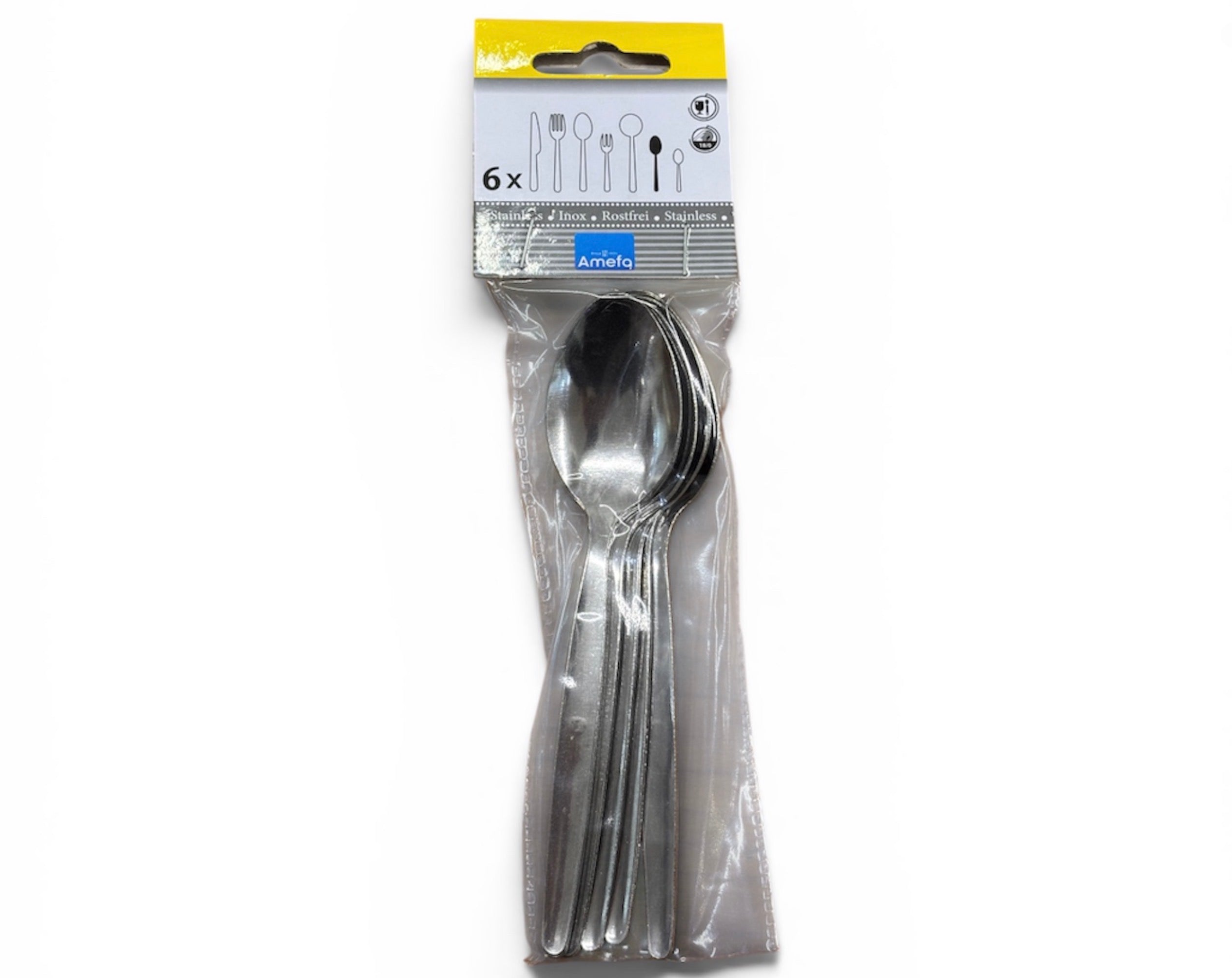Amefa Scandinave Teaspoons Bagged Pack of 6