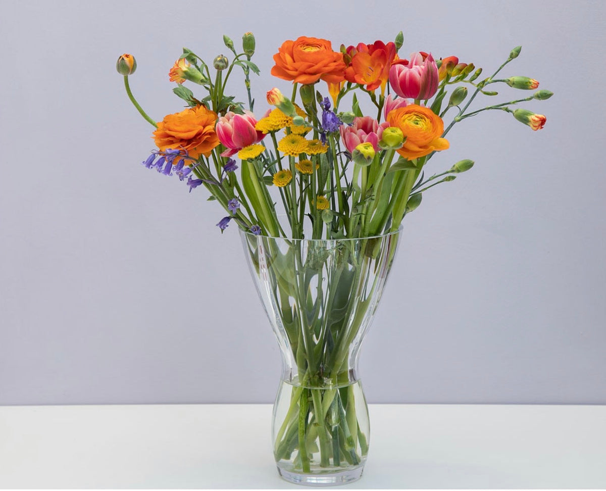 Dartington Crystal Vase Florabundance Bouquet Classic