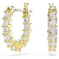 Swarovski Matrix Vittore Hoop Earrings White Gold-Tone Plated