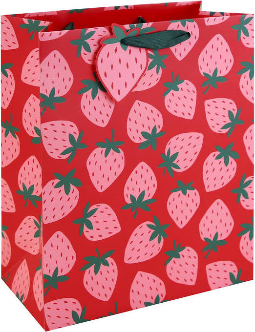 Neon Strawberry Medium Gift Bag