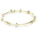 Swarovski Constella Bracelet Mixed Cuts Green Gold-Tone Plated