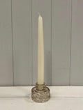 Smokey Brown Textured Candle Holder