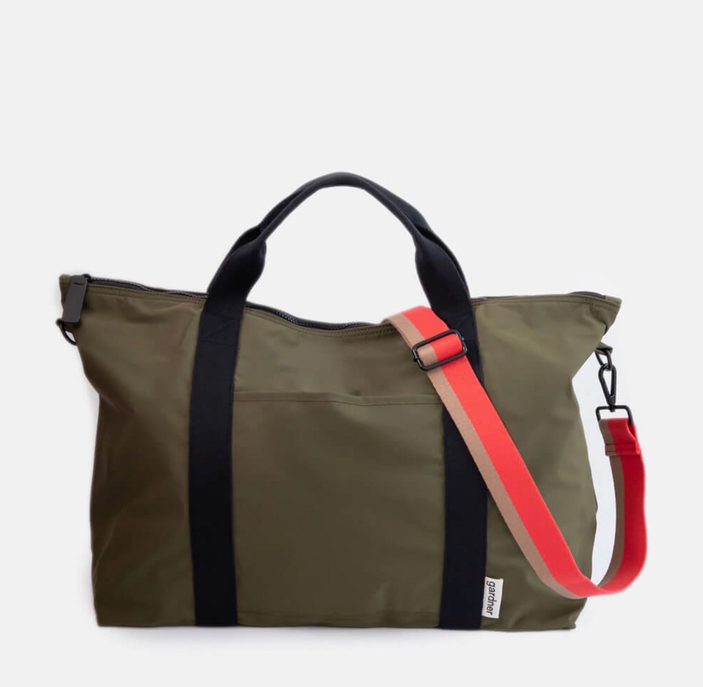 Caroline Gardner Men’s Khaki Travel Bag