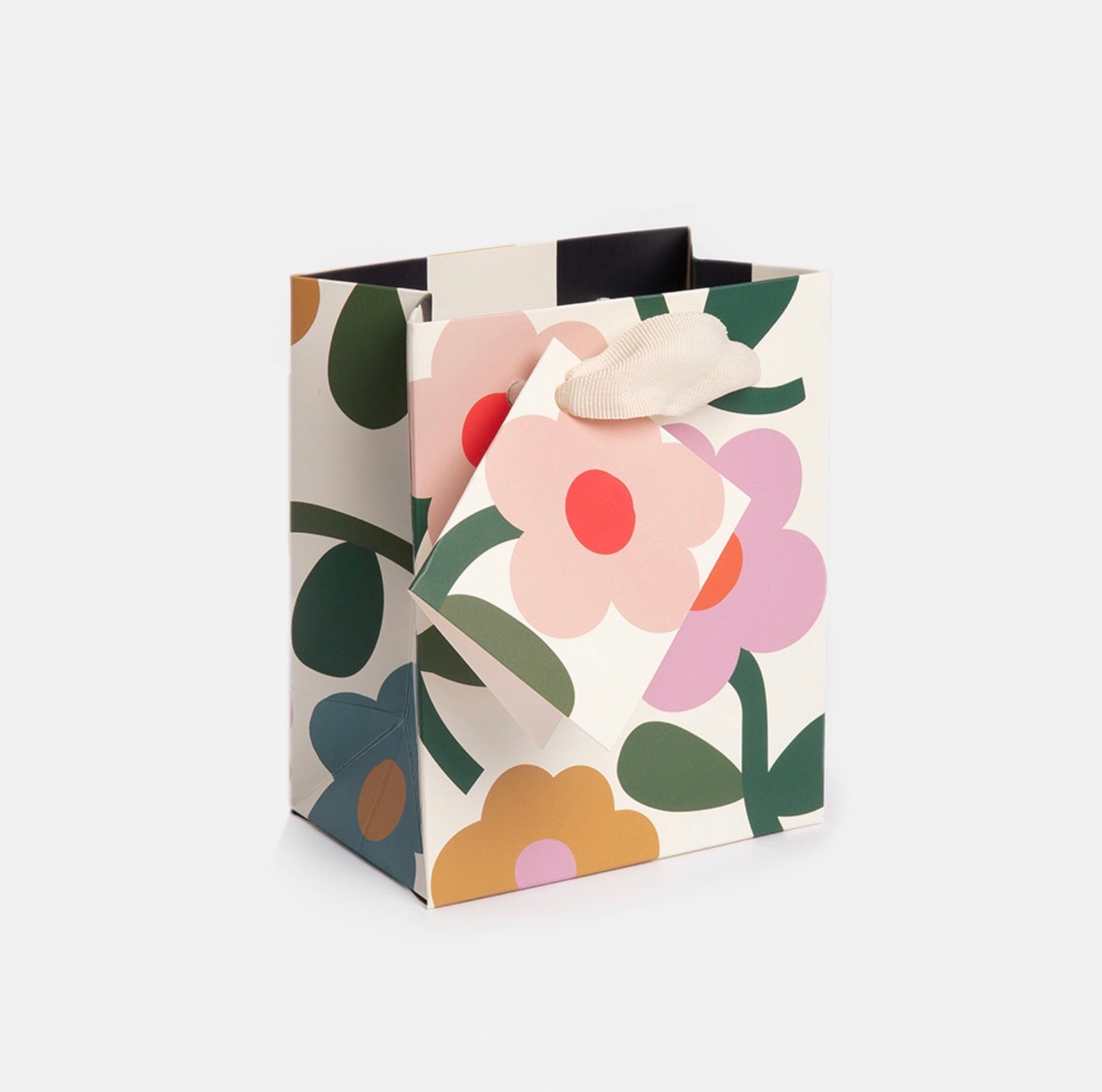 Caroline Gardner Multi Floral Small Gift Bag