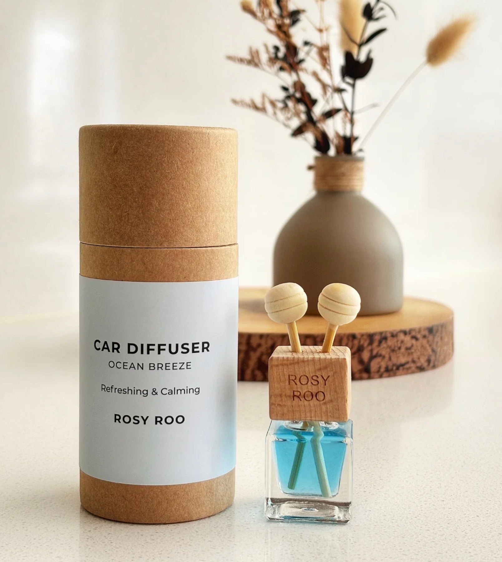 Rosy Roo Car Diffuser Air Freshener Ocean Breeze